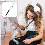 Set of four black grip puppet sticks for realistic animation