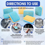 Dishwasher machine cleaning process with Airhome pods