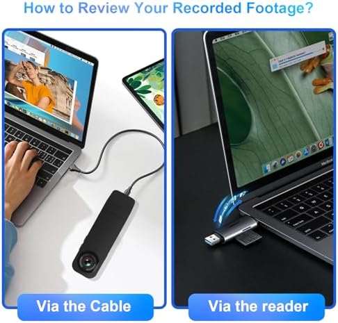 AviaryEye portable video recorder demonstrating the ninety degree adjustable angle lens mechanism.