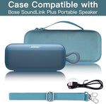 Co2CREA travel carrying case open showing soft velvet lining and double mesh accessory pocket
