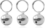 SKYPIA 3 Pack Pet Bells for Dog Cat Collar Charm Pet Pendant Accessories Stainless Steel Anti-Lost Training Bells for Collars Pet Pendant Accessories 1/2-Inch Silver - Image 8