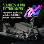 Cellet universal car mount showing three hundred sixty degree rotation feature