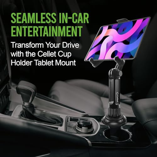 Cellet universal car mount showing three hundred sixty degree rotation feature