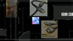 DERSUR 16K HDMI 2.2 cable angled view highlighting robust metal alloy housing.