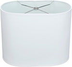 Aspen Creative 37003 Contemporary Oval Hardback Shaped Spider Construction Lamp Shade in Dark Sliver Grey, 15 1/2" wide (9" + 15 1/2") x (9" +x 15 1/2") x 11" - Image 11