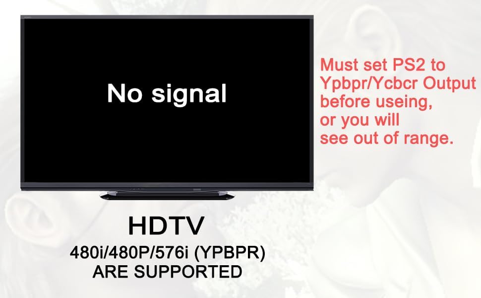 Premium double shielded YPbPr cable showing five pronged red green blue white red pins.