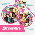 Officially licensed Barbie birthday party supplies for children