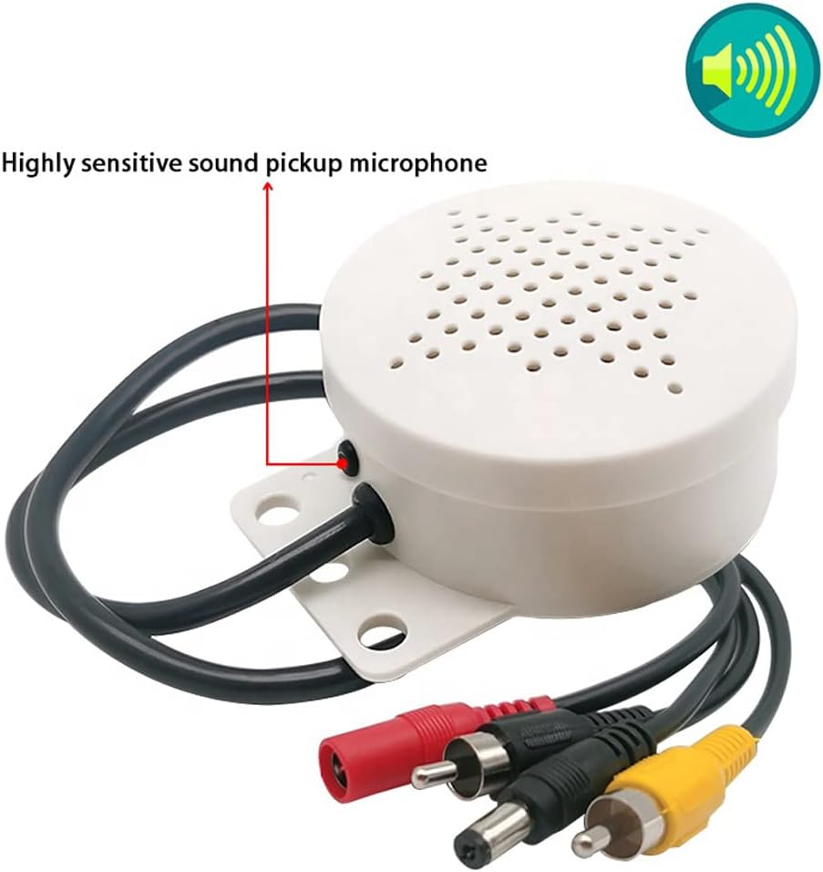 Vanxse security camera microphone side profile