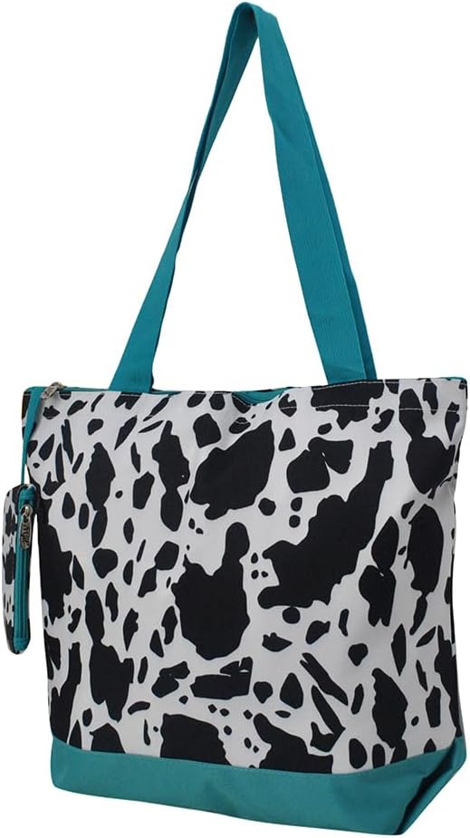 NGIL Medium Top Zipper Closure Canvas Tote Bag with Attached Matching Coin Purse For Moms and Nurses - Image 15