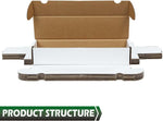 Grand Orange white corrugated card box interior dimensions