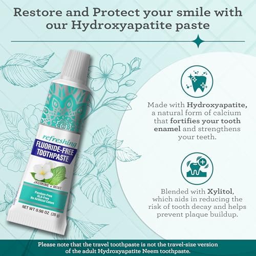 GuruNanda hydroxyapatite toothpaste tube for travel
