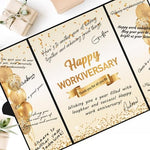 Detailed view of the pearlescent frosted paper finish