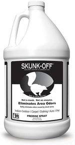 Ready to use pet skunk deodorizer spray bottle back view