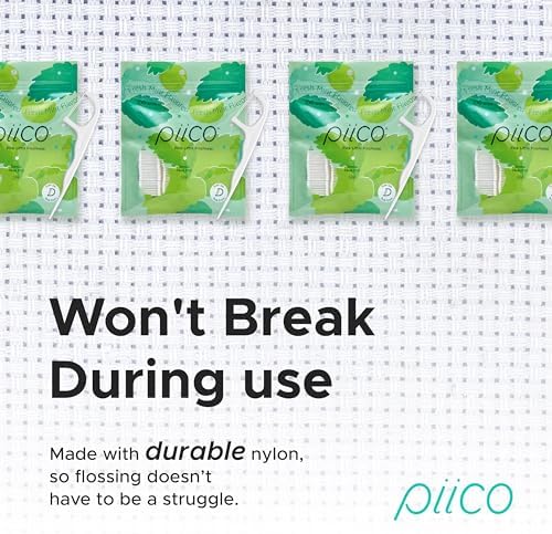 Demonstration of the built in flexible toothpick handle on the Piico dental pick.