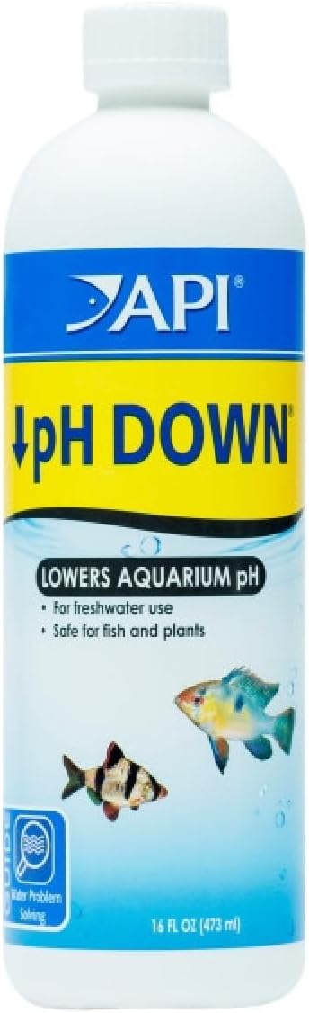 API pH Down freshwater fish tank pH adjustment solution studio shot