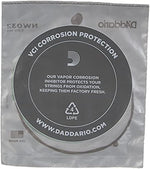 D'Addario guitar string wrapper showing gauge information
