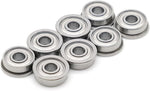 DFLPBHAV 2PCS ABEC-7 Flange Ball Bearings front view