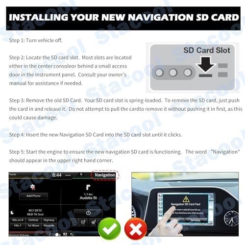 Stacool USA imported GPS map card in packaging