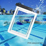 Cecety Waterproof Case For Tablets Adjustable Lanyard Strap