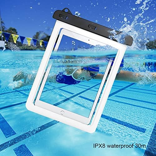Cecety Waterproof Case For Tablets Adjustable Lanyard Strap