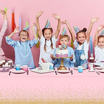 Waterproof plastic tablecloth texture detail for party events