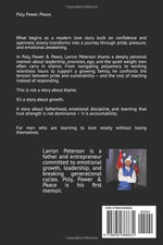 Back cover perspective of the relationship memoir exploring emotional discipline and masculinity.