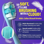 GuruNanda toothbrush angled neck for deep cleaning