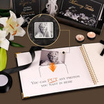 Open Molekaus funeral guest book showing sign-in pages