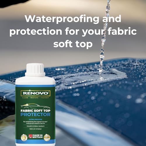 Renovo premium dark green canvas reviver for boat covers and car tops
