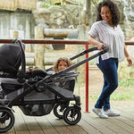 Graco Modes Adventure adapter installed on black wagon frame
