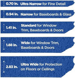 Side profile view of single roll 0.70 inch by 60 yard tape