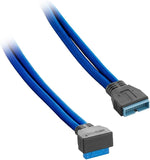 CableMod ModMesh sleeved cable right angle connector