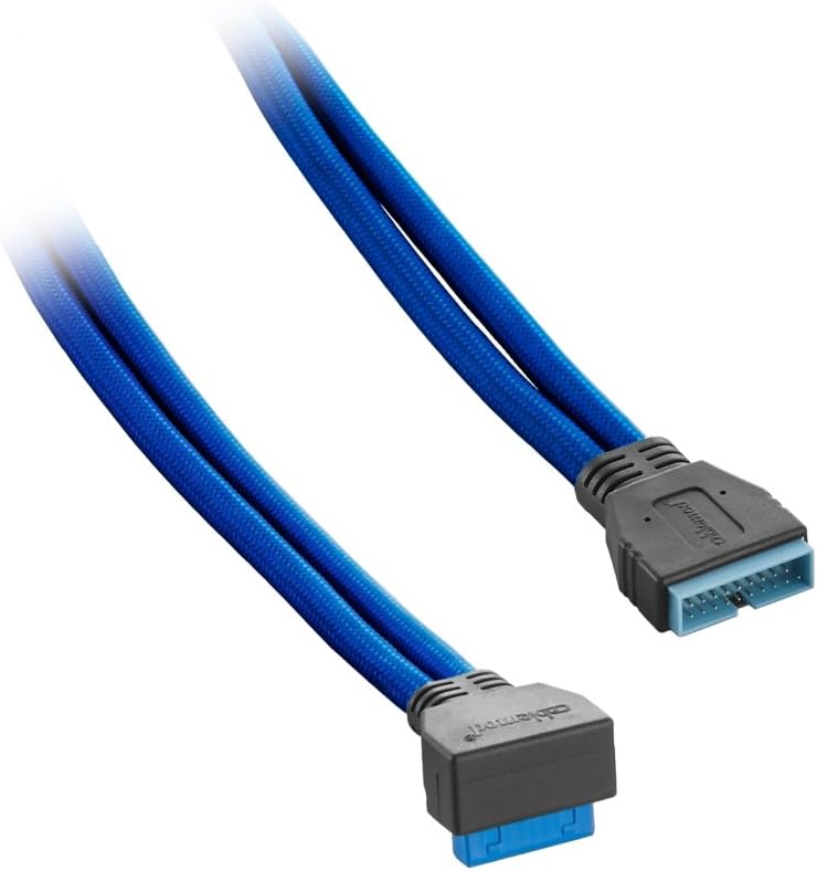 CableMod ModMesh sleeved cable right angle connector