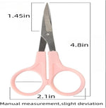 DleDan curved tip scissors side angle
