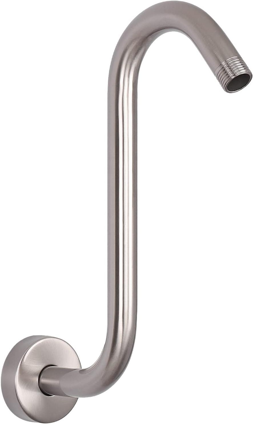 HarJue S shaped shower arm packaging and included parts
