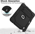 Azzsy dual layer rugged protection case highlighting reinforced shockproof corners