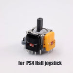 Close-up perspective of the NSLikey replacement joystick potentiometer components