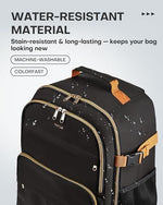 HOTOR travel bag water resistant oxford fabric close up