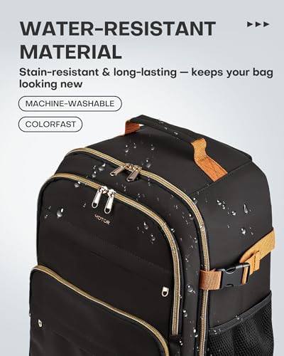 HOTOR travel bag water resistant oxford fabric close up