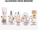 L'Oreal Paris brightening serum routine application shot