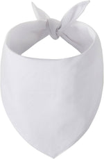 Gofshy Blank Dog Bandana front view for personalized pet crafting