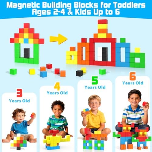Toylogy Montessori preschool magnet toys stored in the green travel bag