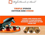 Perfec - PerfecPunch & Stand - Triple-Punch Cigar Cutter and Cigar Stand, Sharp Cigar Punch Blades and Stable Cigar Stand, Multifunctional Cigar Punch Tool - Image 3