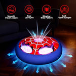 Fzlirou indoor soccer toy with bright illuminated LED eyes in a dark room