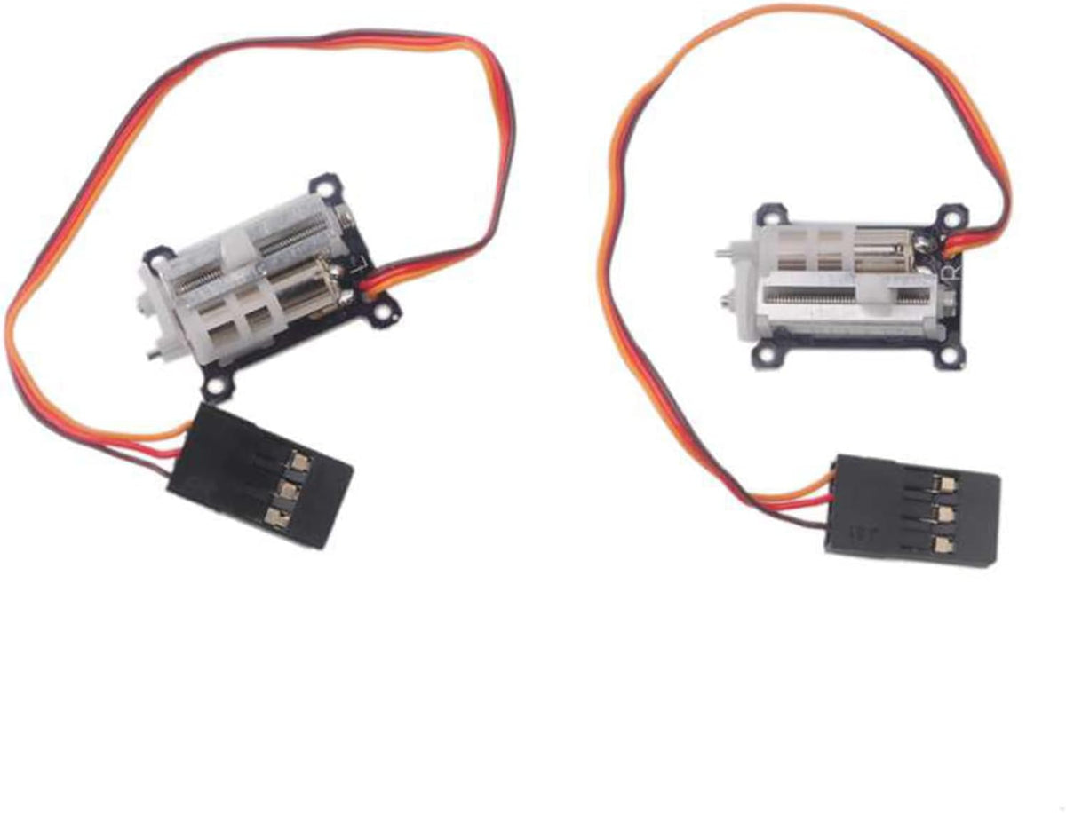Wishiot micro linear digital servo front view showing size and dual unit package