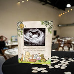 Classic Winnie the Pooh gender reveal baby shower decoration sign