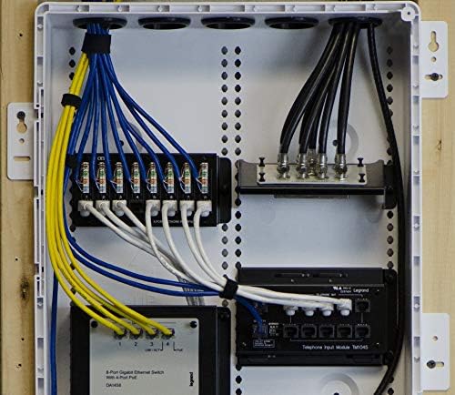 Premium USA imported coaxial video splitter for digital cable and high definition television.