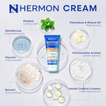 Hermon powerful antifungal cream unboxed lifestyle shot demonstrating proper topical skin application