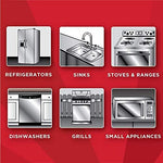 Magic Stainless Steel Cleaner dual pack packaging for smudge free kitchen maintenance
