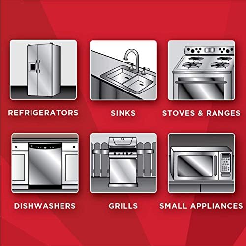 Magic Stainless Steel Cleaner dual pack packaging for smudge free kitchen maintenance